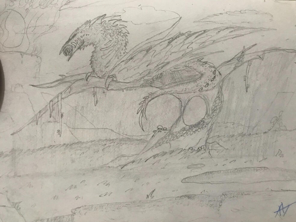 Nightime creature sitting upon a tree (09/28/2022)